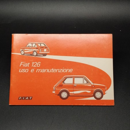 Libretto uso manutenzione Fiat 126 - 8°. Ed anno 1976 molto buono