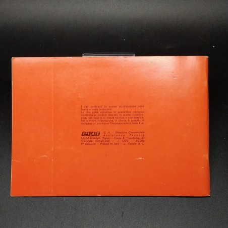 Libretto uso manutenzione Fiat 126 - 8°. Ed anno 1976 molto buono