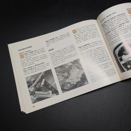 Libretto uso manutenzione Fiat 126 - 8°. Ed anno 1976 molto buono