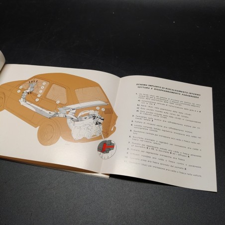 Libretto uso manutenzione Fiat 126 - 8°. Ed anno 1976 molto buono
