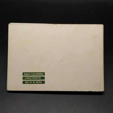 Libretto uso manutenzione Jaguar X16 2,9 e 3,6 anno 1985