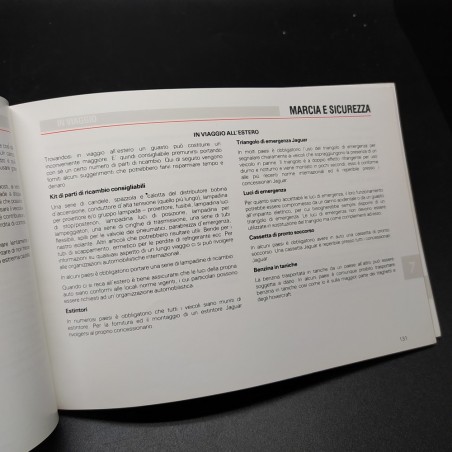 Libretto uso manutenzione Jaguar X16 2,9 e 3,6 anno 1985