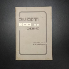 Manuale Uso manutenzione Motociclo Ducati 900 SS Desmo Super Sport 1980