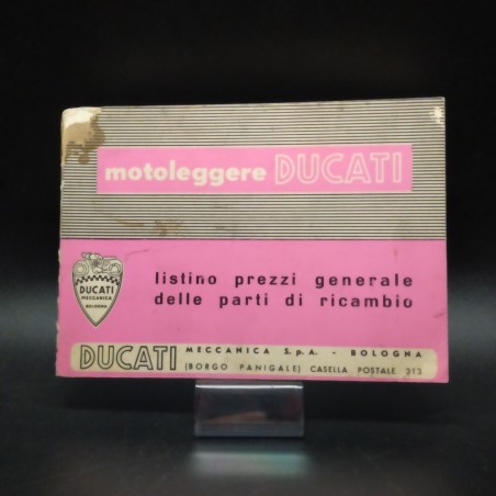 Motologgere Ducati listino prezzi generale parti di ricambio mod. 521