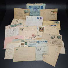 Lotto di 40 tra cartoline posteli e lettere militari primo WWI e WWII 2