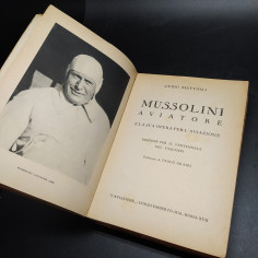 Libro "Mussolini Aviatore" Ventennale del Fascismo Guido Mattioli Anno XVII 2
