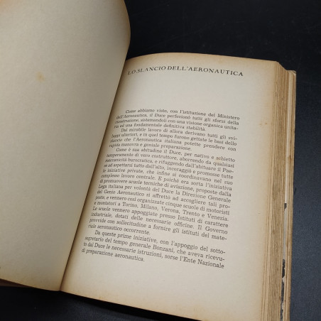 Libro "Mussolini Aviatore" Ventennale del Fascismo Guido Mattioli Anno XVII