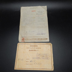 certificato di Garanzia Lambretta 125 B e fattura anno 1949