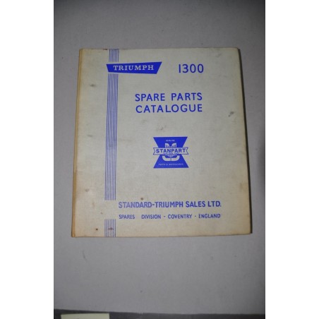 TRIUMPH 1300 CATALOGO RICAMBI SPARE PARTS CATALOGUE INGLESE BUONE CONDIZIONI