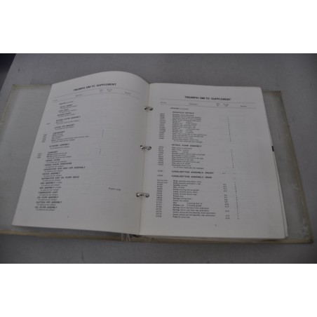 TRIUMPH 1300 CATALOGO RICAMBI SPARE PARTS CATALOGUE INGLESE BUONE CONDIZIONI
