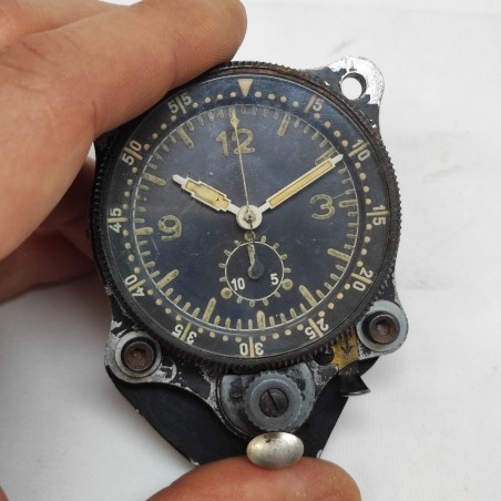 Orologio da cruscotto aeronautico WWII Messerschmitt anni 40