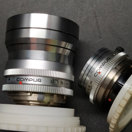 Due ottiche: Compur Retina-Curtagon 35 mm e Retina-Rotelar 135 mm