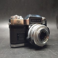 Macchina fotografica Contaflex Zeiss Ikon con obiettivo Tessar 2,8/50, custodia 2
