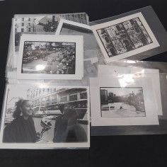 Lotto di 42 fotografie di Milano anni 80 formato 30x20cm, annotazioni sul retro