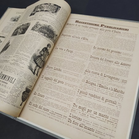 Volume Bologna e le sue esposizioni 1888 rilegatura originale