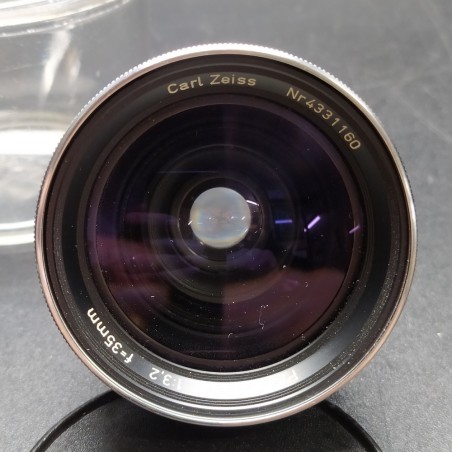 Obiettivo fotografico Zeiss Pro-Tessar 1:3,2 f＝35mm con retro macchina Contaflex
