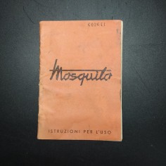 Libretto d'istruzioni e garanzia del ciclomotore Mosquito XXI edizione 1952