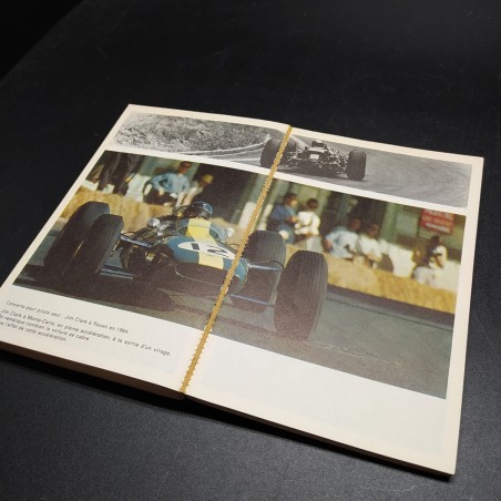 Libro Jim Clark par Jim Clark in francese, Bibliotheque Marabout 1966. Sbucciato
