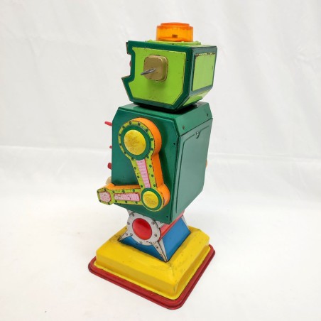Answer Game robot calcolatore in latta anni 60 made in Japan Ichida 37 cm