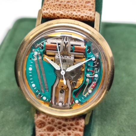 Orologio polso uomo Bulova Acutron Spaceview certificato timbro Ferrari