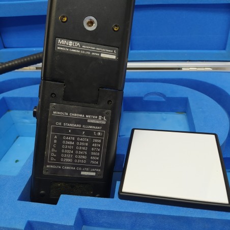 Chroma Meter II L Minolta in valigetta con istruzioni per la taratura
