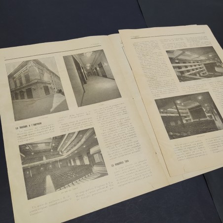 Rivista cinema-teatro Il Manzoni numero unico, 12 aprile 1933, 8 pagine. Buono