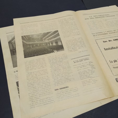 Rivista cinema-teatro Il Manzoni numero unico, 12 aprile 1933, 8 pagine. Buono