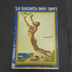 Rivista La gazzetta dello Sport , numero straordinario per capodanno 1913