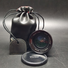 Obiettivo fotografico Vivitar per macchina Minolta 28mm, 1:2,5 wide angle
