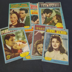 Lotto di 11 riviste cinematografiche Albo di cinevita 1948, vari numeri. Strappi
