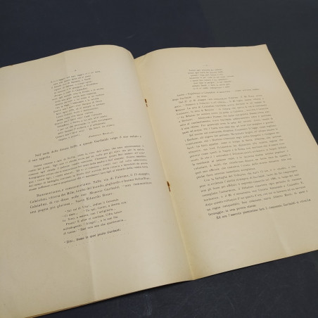 Pagine garibaldine Garibaldi 1910, Gius. Ugo Oxilia con autografo dell'autore