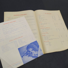 Lotto di 2 cataloghi di rimorchi Maniero, 1948. Buone condizioni, ingiallimenti 2