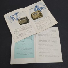 Lotto di 2 cataloghi di apparecchi radio Siemens e fonotavolini Telefunken, '40 2