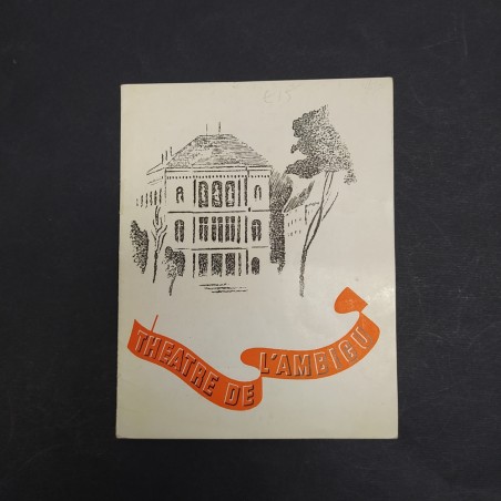 Libretto Theatre de l'Ambigu - Le colonel Foster Plaidera Coupable, francese