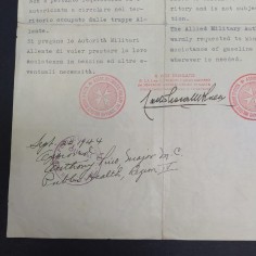 Catalogo dell'auto Bianchi S5 del 1929 e lettera dei Cavalieri di Malta del 1944 2