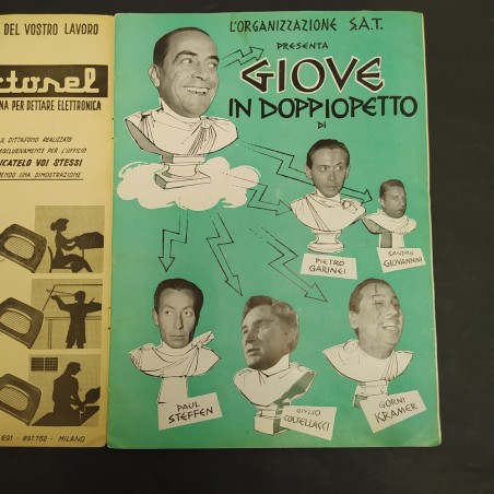 Rivista Giove in doppio petto, l'Organizzazione SAT, anni '50. Piccoli strappi