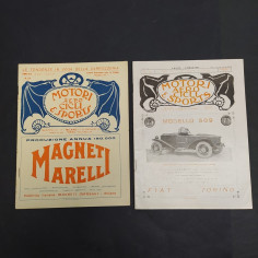 Lotto di 2 riviste Motori aereo cicli & sport 1927/1926. Ingrigiti con macchie