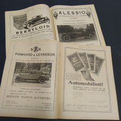 Lotto di 2 riviste Motori aereo cicli & sport 1927/1926. Ingrigiti con macchie 2