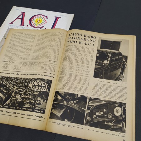 Lotto di 2 riviste Raci degli anni 1925 e 1938. Buone condizioni, ingrigimenti