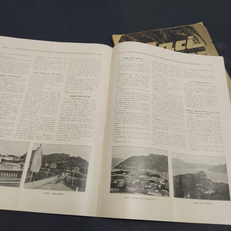 Lotto di 2 riviste Raci degli anni 1925 e 1938. Buone condizioni, ingrigimenti