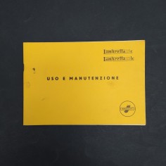 Libretto d'uso e manutenzione della Lambretta 125 c e lc Innocenti. Macchie