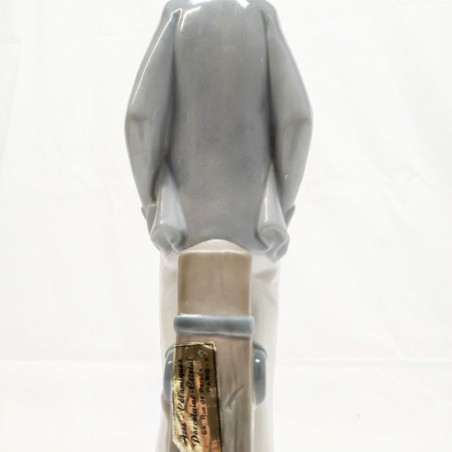 Ceramica Lladrò marinaio con pipa h. 38 cm fratture ricomposte