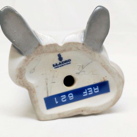 Ceramica Lladrò marinaio con pipa h. 38 cm fratture ricomposte