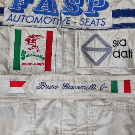 Tuta automobilistica originale OMP pilota Bruno Giacomelli