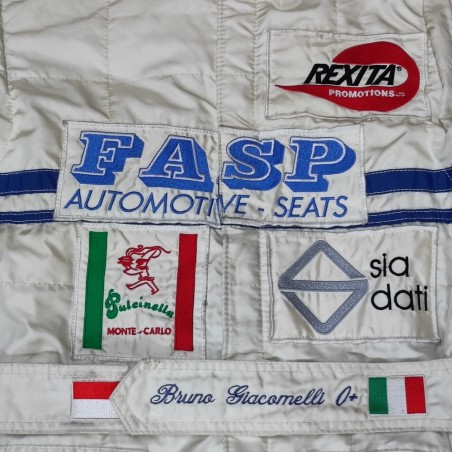Tuta automobilistica originale OMP pilota Bruno Giacomelli