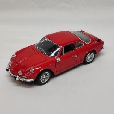 Modellino Burago Renault Alpine A110 rossa sc. 1/16 obsoleto