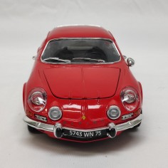 Modellino Burago Renault Alpine A110 rossa sc. 1/16 obsoleto 2