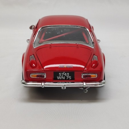 Modellino Burago Renault Alpine A110 rossa sc. 1/16 obsoleto
