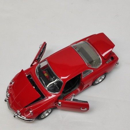 Modellino Burago Renault Alpine A110 rossa sc. 1/16 obsoleto