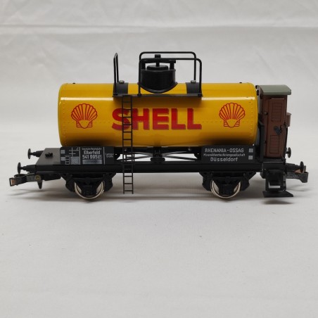 Carro cisterna ETS tutto in metallo benzia Shell rarissimo scala 0 box orig.